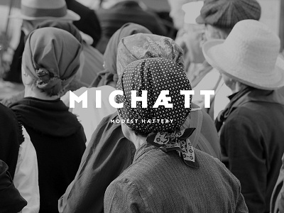 MICHAETT // Modest Haettery branding concept fashion hats identity logotyp modest naming