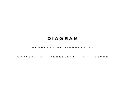 Diagram Concept Store brand branding concept decor dg diagonal g identity jewellery monogram object store