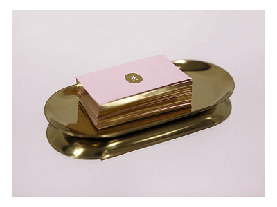 Zuzana Zeman Joaillerie brand branding businesscard gold hotfoilstamp identity jewellery joaillerie logotype monogram pink production