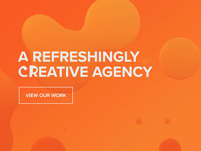 Marketing Agency Header Animation animation branding graphic design motion graphics ui ux