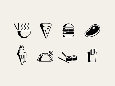 Favorite Food Iconography