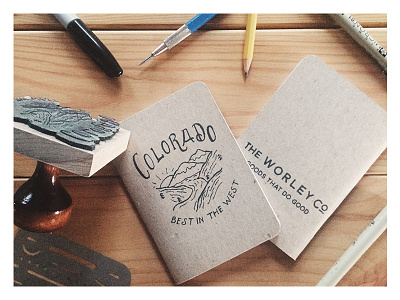 The Colorado Notebook apparel assets free hand goods hand lettering lettering type website