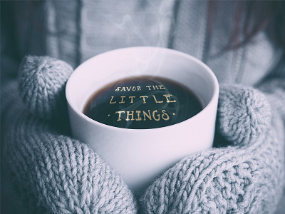 Savor The Little Things apparel assets free hand goods hand lettering lettering type website