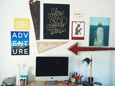 Office Vibes apparel assets free hand goods hand lettering lettering prints type wall art website