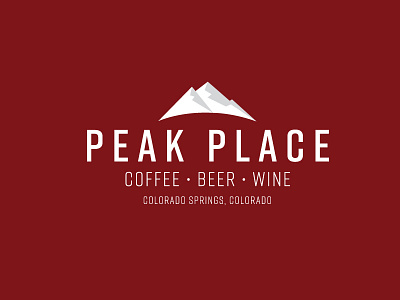 Peak Place Brand Identity adventure christmas holiday illustration lines minimal stroke thin white