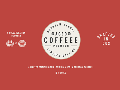 Bourbon Barrel Aged Coffee Label