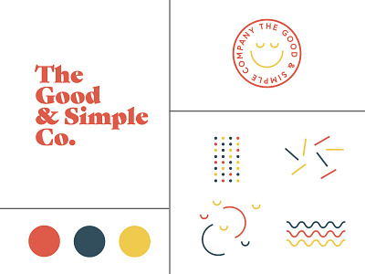 The Good & Simple Co Refresh agency bright clean creative fun pattern serif studio
