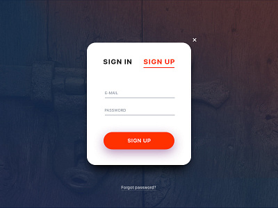 Day 1 - sign up 2geart cleandesign dailyui form freeui minskdesign signup ui