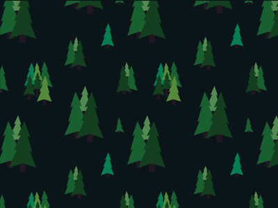 Pine Trees camping emerald forest forest illustration nature outdoors pattern pine trees summer trees vector woods