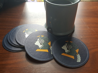 Astronaut Dog Coasters