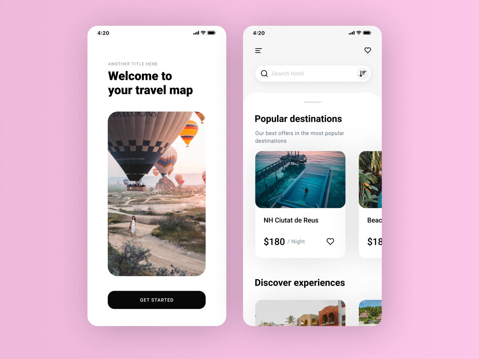 Travel mockup by Frank Esteban Isdray on Dribbble