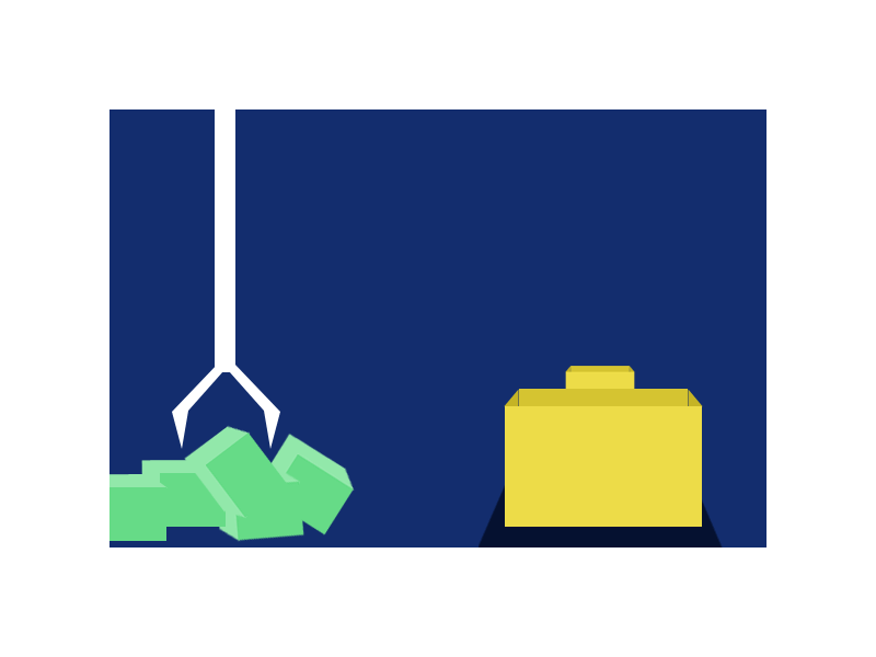 Bin picking animated gif by Vipin on Dribbble