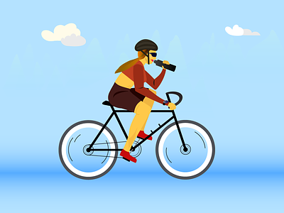 Bicycle Illustration bicycle illustration digital art illustration