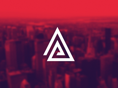 The Advisory Partnership branding identity logo design monogram stationary symbol triangle