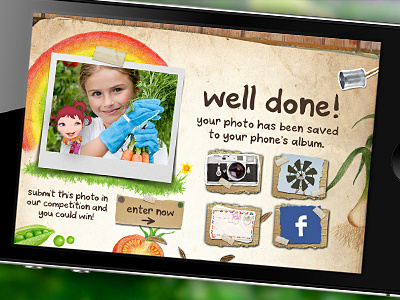 Dirtgirl app childrens game fun interface playful sketch