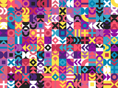 Random Pattern Generator abstract color graphic design illustration pattern shapes vector