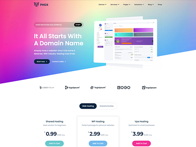 Phox - Hosting WordPress & WHMCS Theme