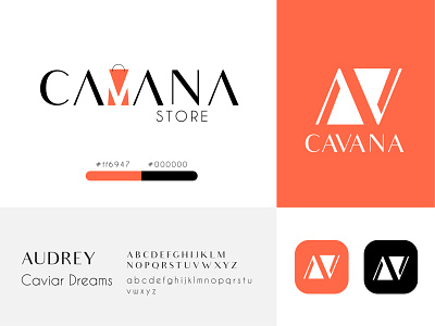 Cavana app branding design icon logo