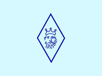 poseidon beard branding design god head logo poseidon trademark