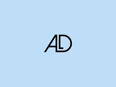 ADL monogram a ad branding d iconography icons identity logo monograms shapes simple typography