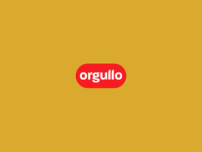 Orgullo brand custom design identity logo trademark type typography word mark