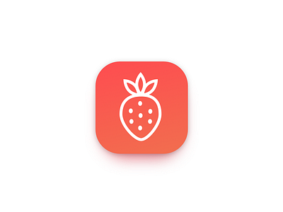 Table Talk app brand design food foodie fruit icon identity logo strawberry symbol ux