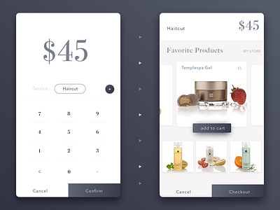 Product UI design interface minimal modern negative space numbers sketch typography ui user experience ux white