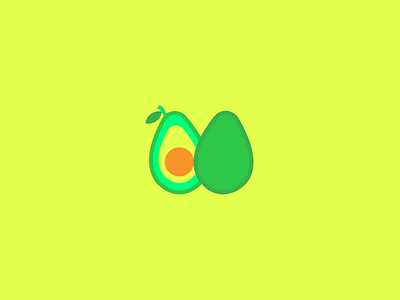 The Avocado Motto avocado brand design flat icon iconography identity illustration logo motto