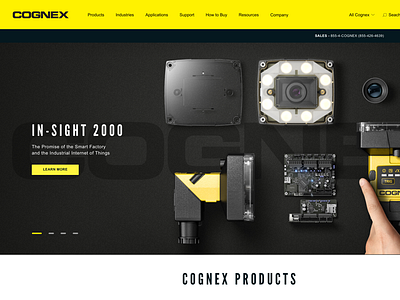 Cognex Website Concept