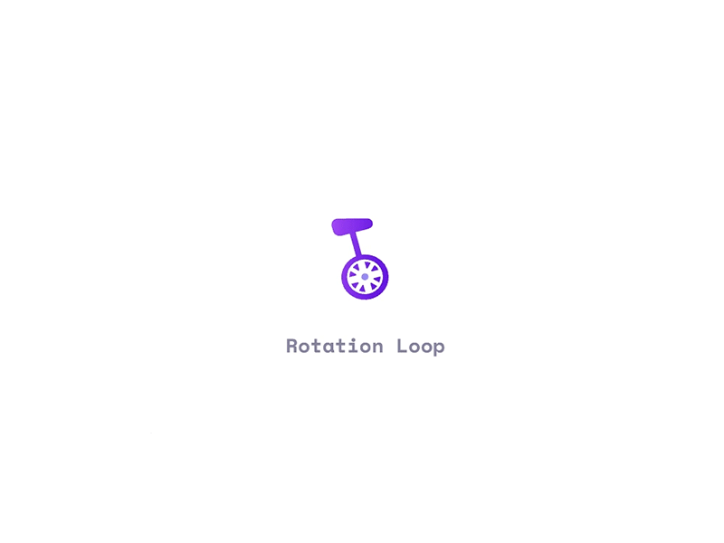 Rotation Loop animation design lightwell loading loop microinteraction minimal motion prototyping rotate rotation state wheel