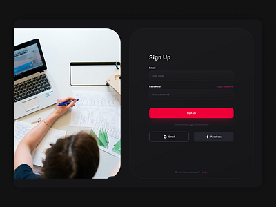 Sign Up Screen for the services of Tutors app design clear design flat glassmorphism minimal ui ui concept ui interface user interface ux