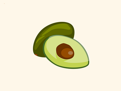 Avocado art avocado clean design drawing food illustration illustration illustrator minimal shadow sketch vector vector art vector illustration