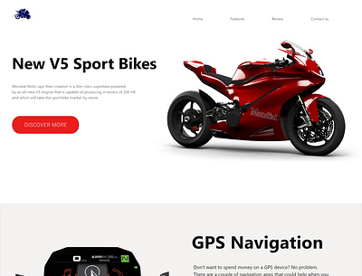 motobike website 2x typography ui ui design uidesign webdesign
