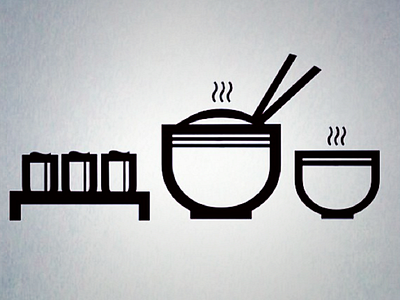 Sushi Lunch fontify food illustration type