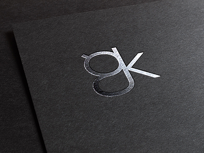 GK monogram brand mark identity logo monogram photographer
