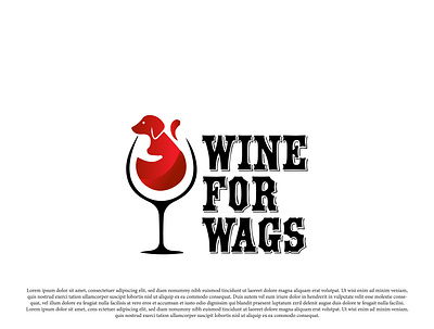 Wine Dog logo branding design dog logo hasib hasib chowdhury icon illustration logo minimal