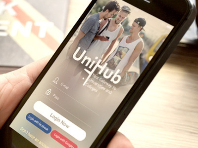 Unihup - universities search app design app ios ios design mockup ui design ux design