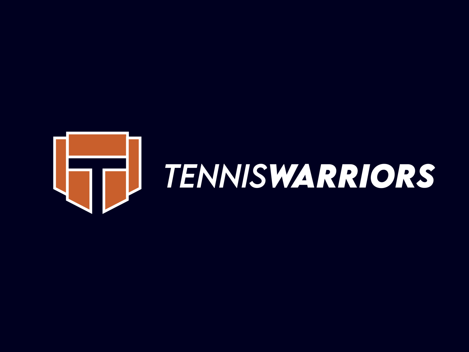 TENNISWARRIORS animation flat graphic design gravel illustration logo tennis tennis ball vector warrior