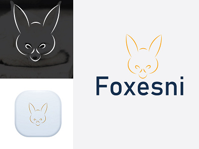 Foxesni Logo design animal logo animation branding design fox logo foxeni logo icon illustration logo logo design typography ui ux vector vector logo