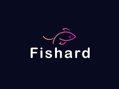Fishard Logo animation branding design design logo designer fish icon fish logo fish logo vector fishard logo graphic logo icon illustration logo logo design sea fish logo typography vector