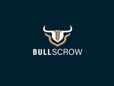 BULLSCROW Logo animation branding bull bull logo bull logo design bullscrow design graphic design icon illustration logo motion graphics scrow logo typography ui ux vector