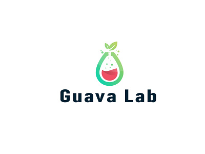 Guava Lab logo animation branding design guaba labe icon illustration lab logo labguaba logo logo logo design typography ui ux vector