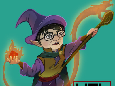 Wilmar Elf Wizard characterdesign digital art illustration original character originalcharater welfinstudio