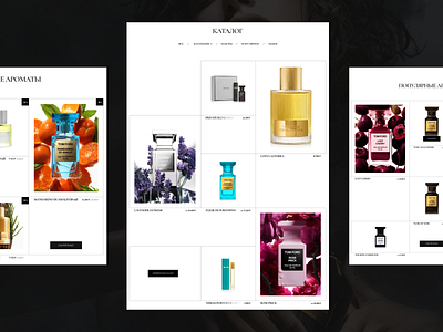 Premium perfume online store catalog