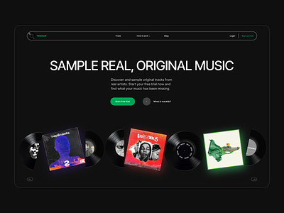 Music service design figma graphic design typography ux web design