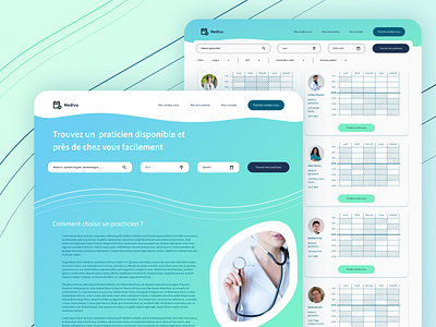 Exploration - Doctor appointment appointement doctor ui website