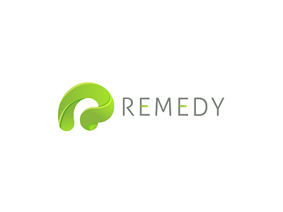 Remedy care gradiant green health logo remedy