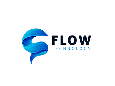 Flow blue flow logo startech technology