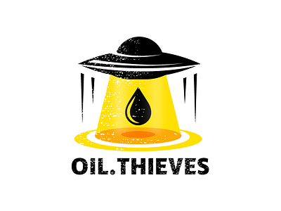 Oil Thieves alien black oil thief thieves ufo yellow