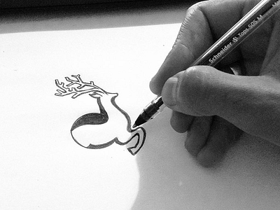 Inking Process hand ink inking pen process sketch